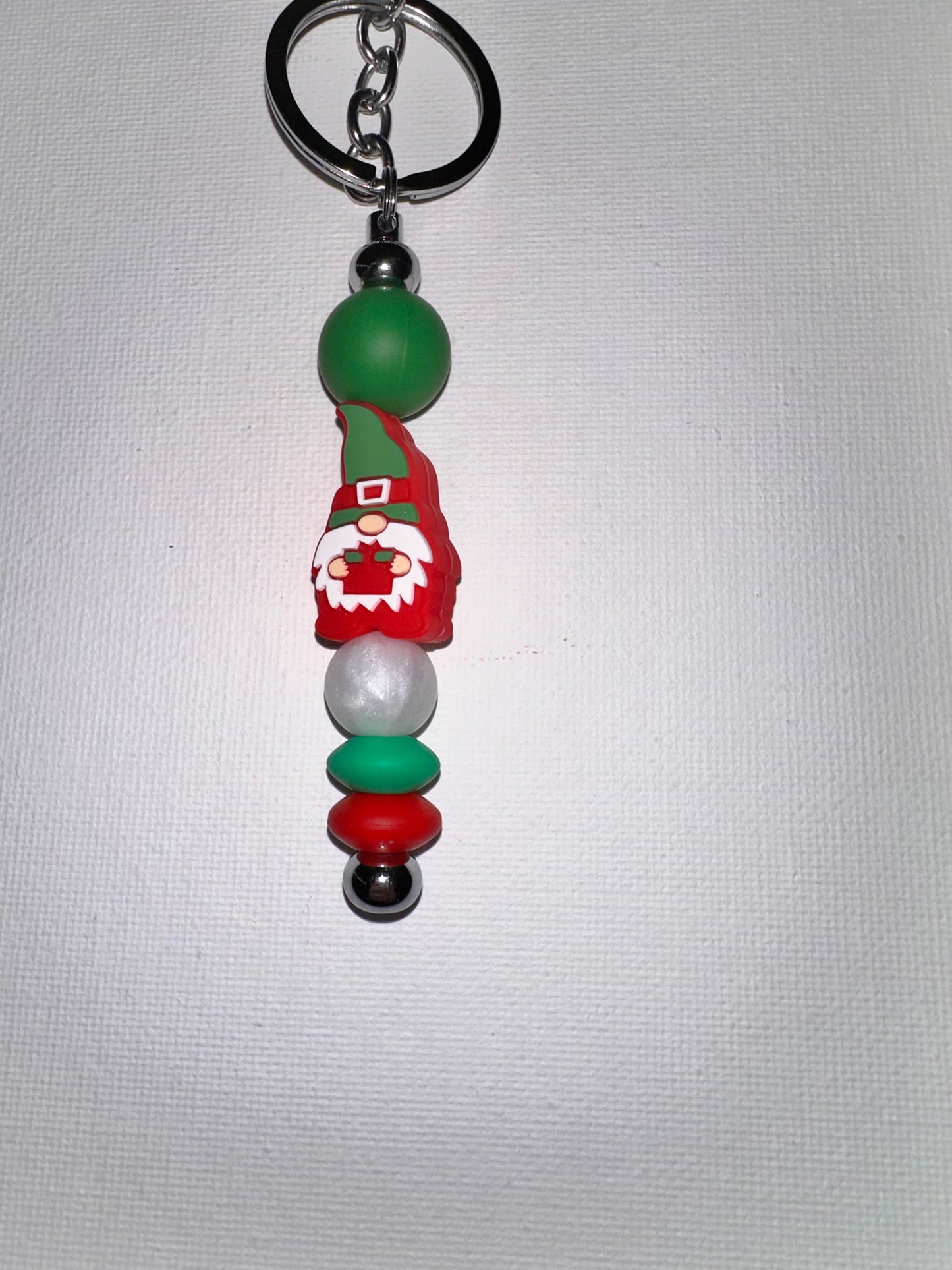 Christmas Gnome Keychain