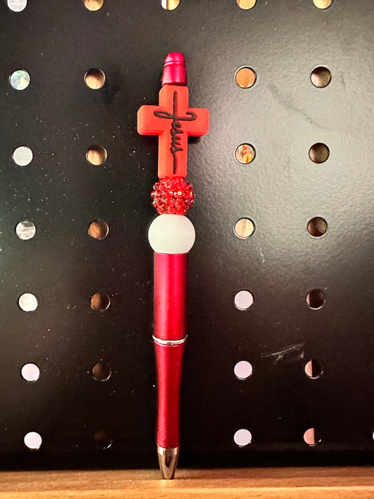 Red Jesus Cross